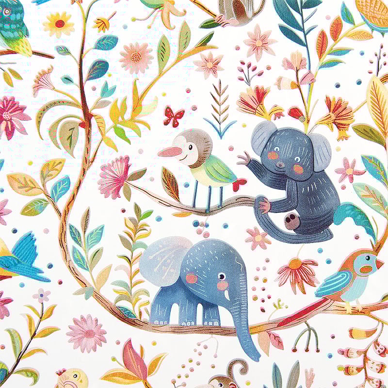 Presentpapper Djungeläventyr