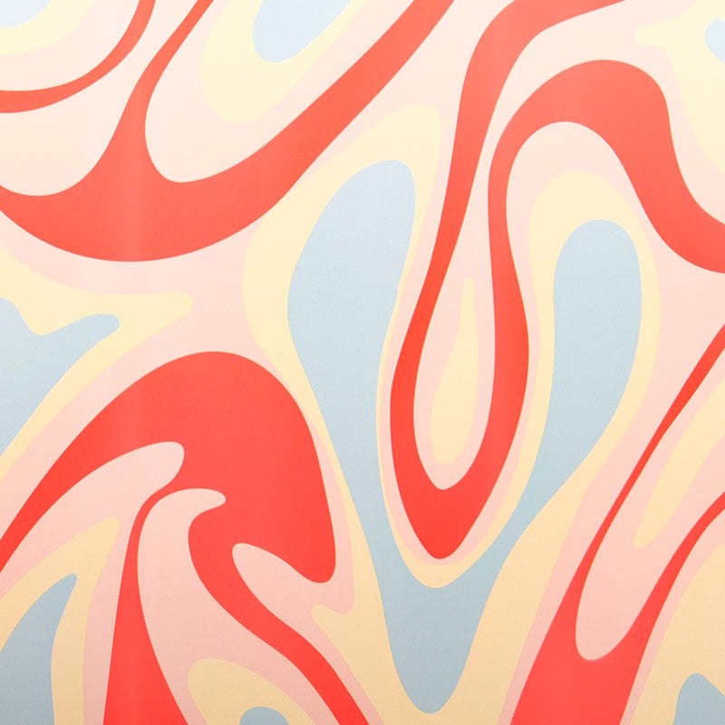 Presentpapper Flower Power  UTFÖRSÄLJNING - 1