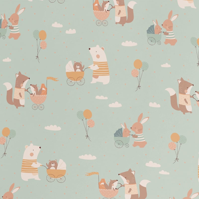 Presentpapper Minibuddy Mint