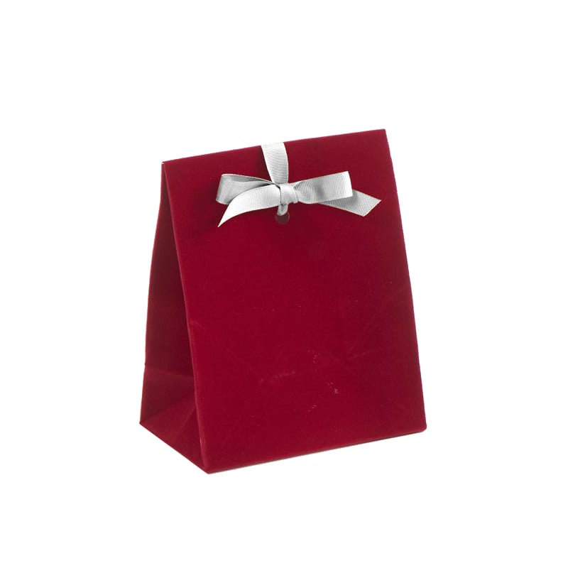 Presentpåse velour bordeaux - 2