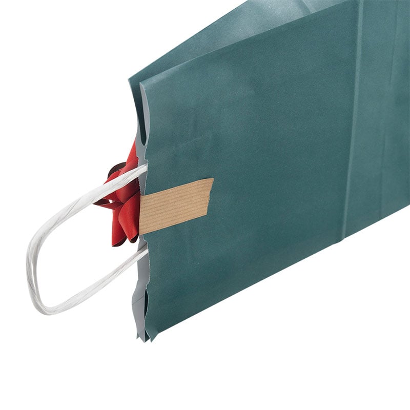 Rosett Papper Recycled påsslutare guld - 3