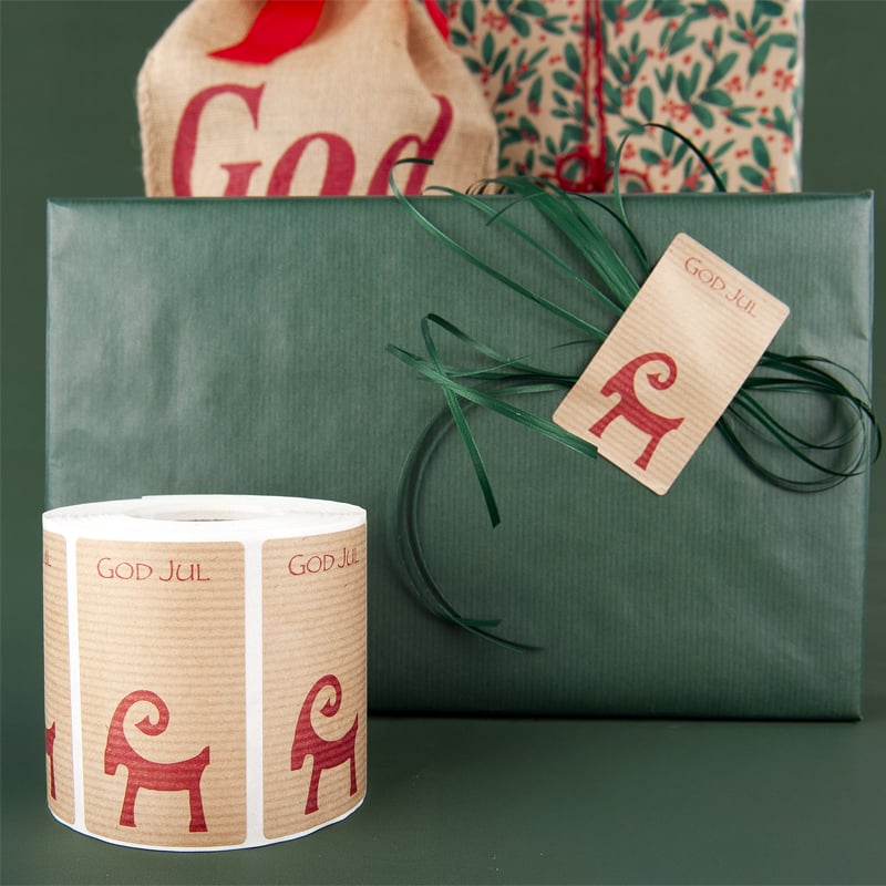 Etikett julbock - 1