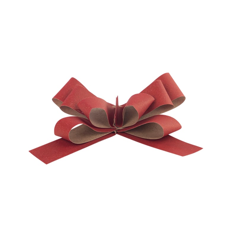 Rosett fjäril Recyceled röd - 3