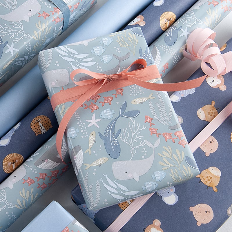 Presentpapper Sealife - 3