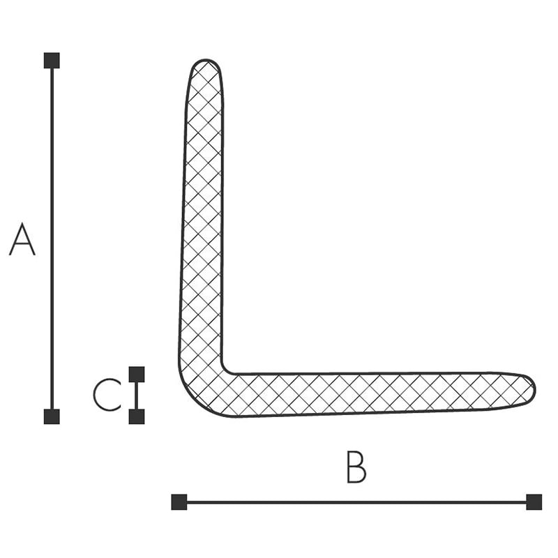 Nomapack l-profil självhäftande - 3