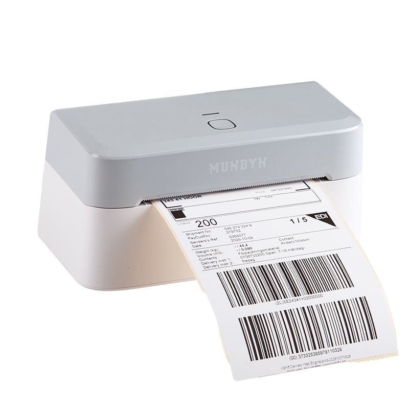 Fraktetikettskrivare Direkttermisk USB + Bluetooth - 1