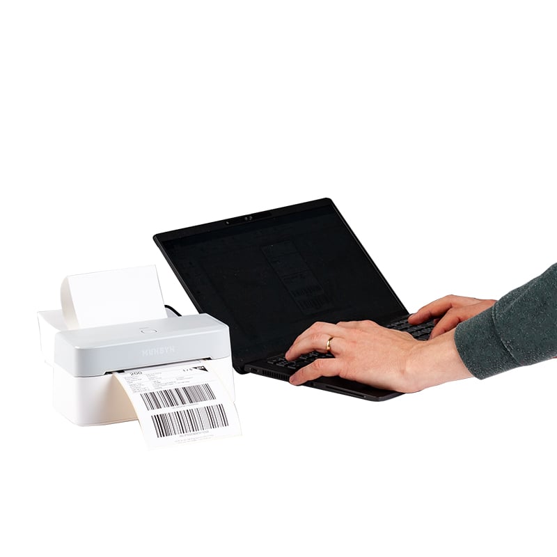 Fraktetikettskrivare Direkttermisk USB + Bluetooth - 2