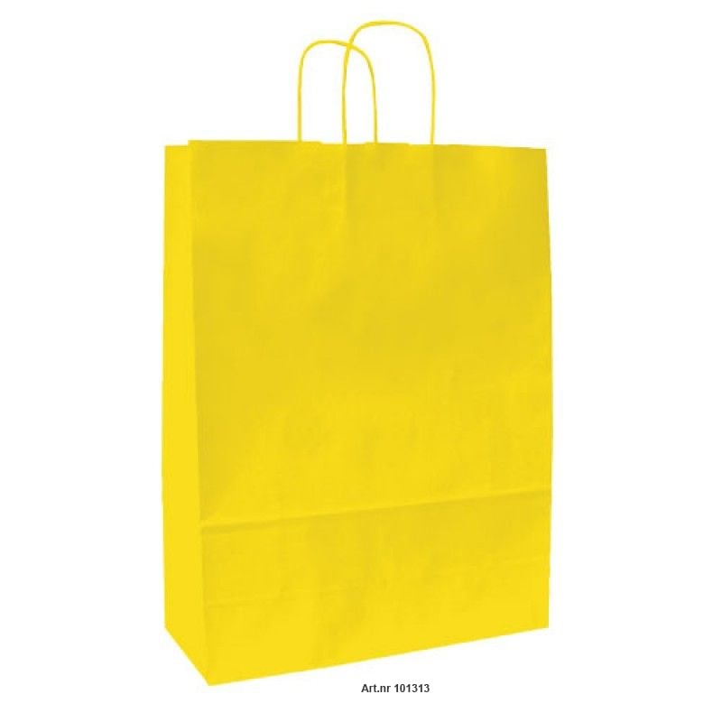 Papperskasse Luma Yellow - 5