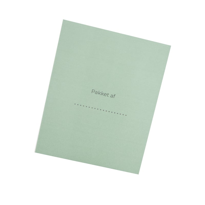 Kvittoficka "Tak for din ordre!" Fair green UTFÖRSÄLJNING - 1