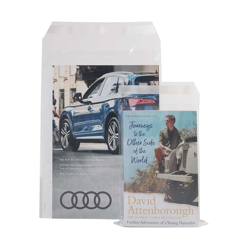 Transparent plastkuvert - 1