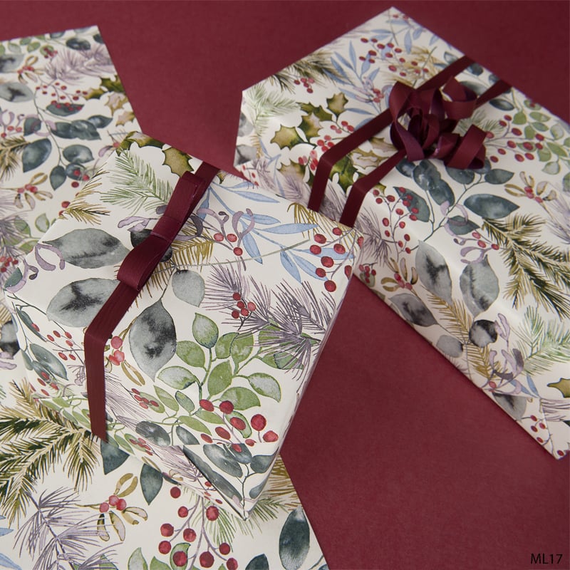 Presentpapper Vinterflora - 2