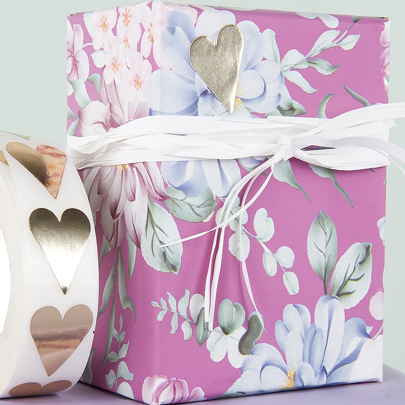 Presentpapper Watercolour Floral Mix - 7