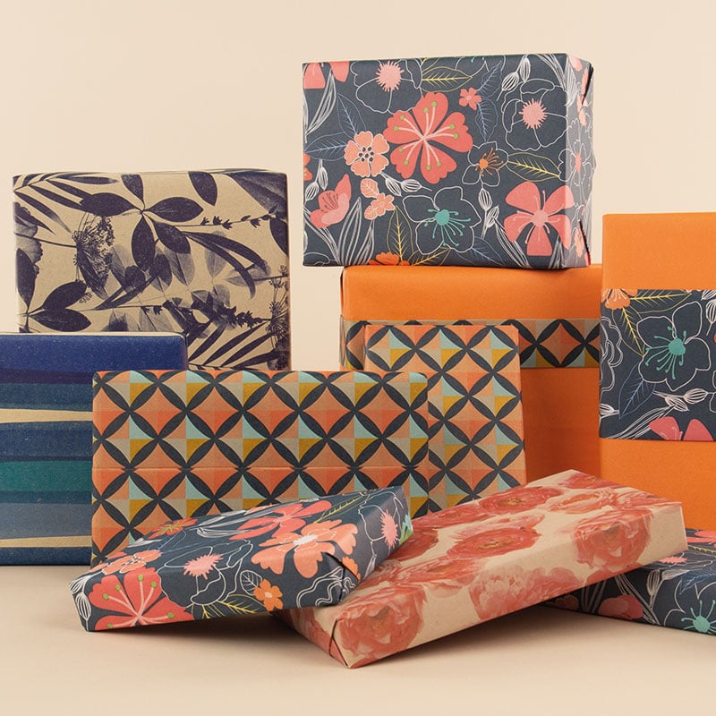 Presentpapper Vaste gräspapper  UTFÖRSÄLJNING - 2