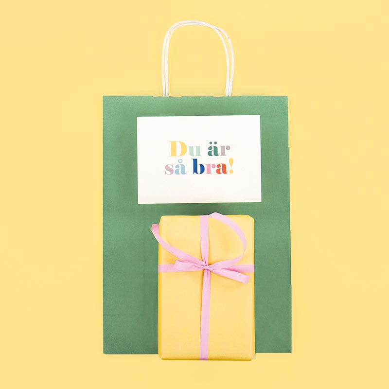 Presentpapper Sorbet Yellow - 2