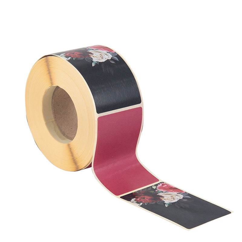 Presentetikett Wild Bouquet Black - 1