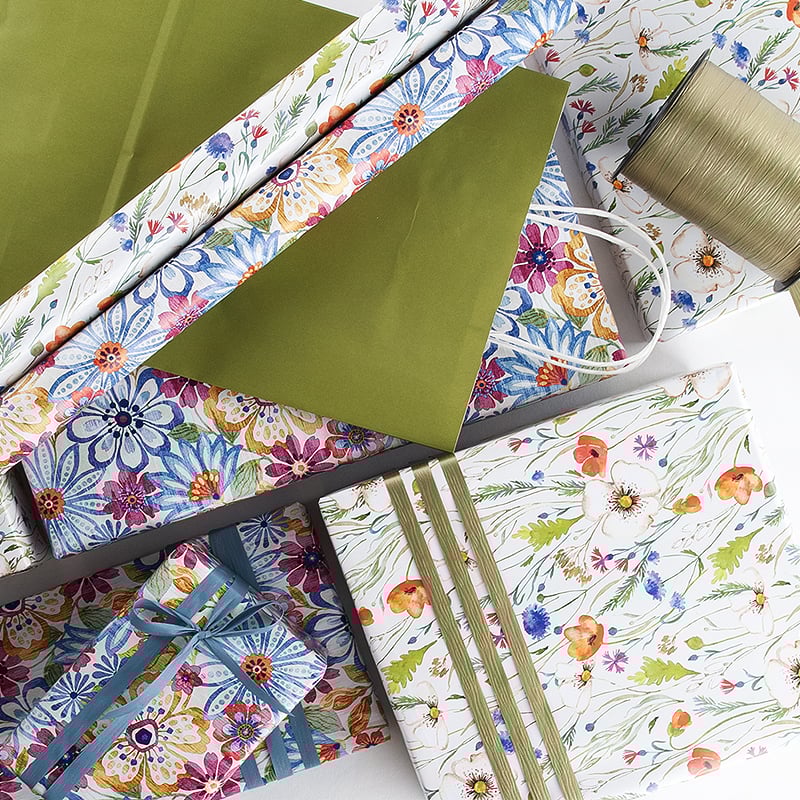 Presentpapper Wildflowers - 4