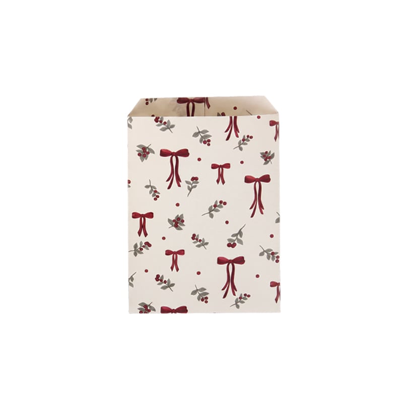 Papperspåse plan Winter Bows & Berries Nyhet! Egen design! - 2