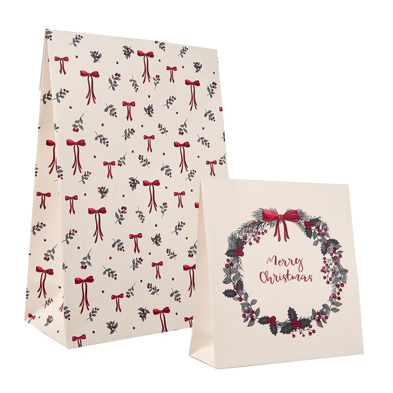 Presentpåse Winter Bows & Berries Nyhet! Egen design!