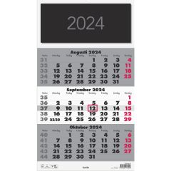 Väggkalender Triplaner Elegant 2024