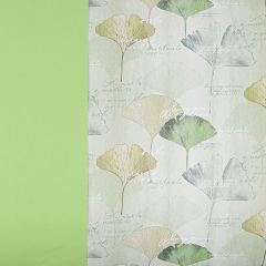 Presentpapper Ginkgo green dubbelsidigt