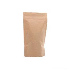 Återförslutningsbar Zip-påse BIO natur kraft/PLA