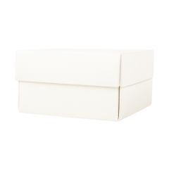 Presentkartong 2-delad vit
