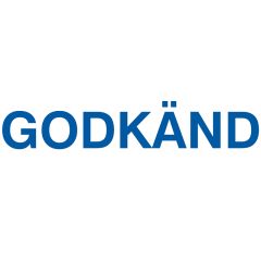 Stämpel "GODKÄND"