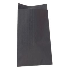 Plan papperspåse Black