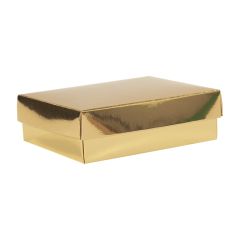 Presentkartong Sober guld
